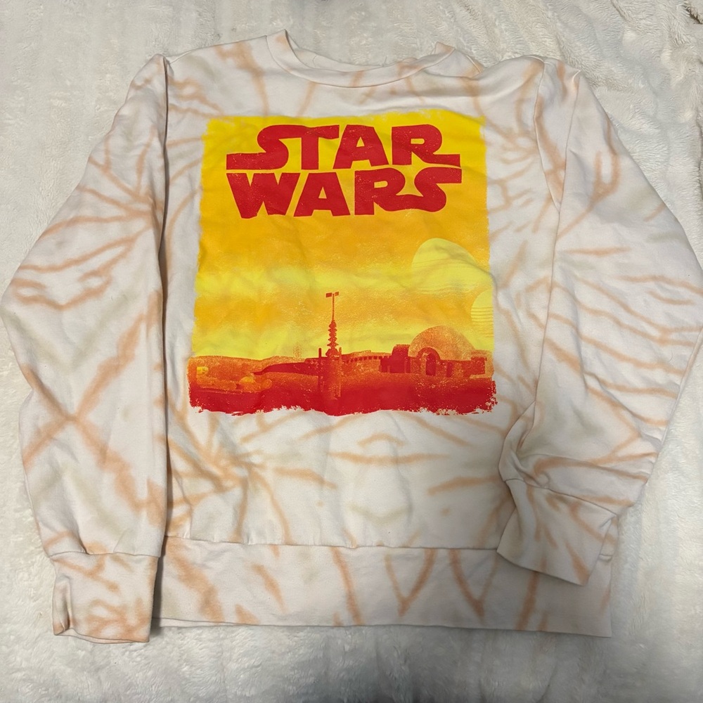 Star Wars tie-dyed crewneck‎ 
￼